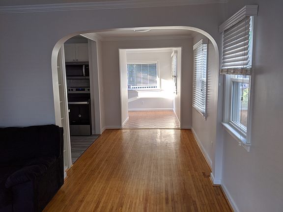Dining room and house addition that exits onto deck