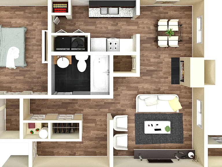 One Bedroom One Bedroom