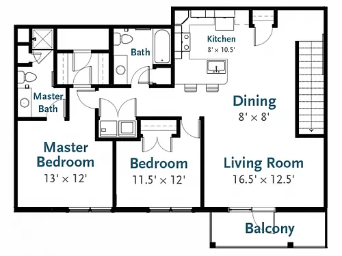 Floor plan Vanguard