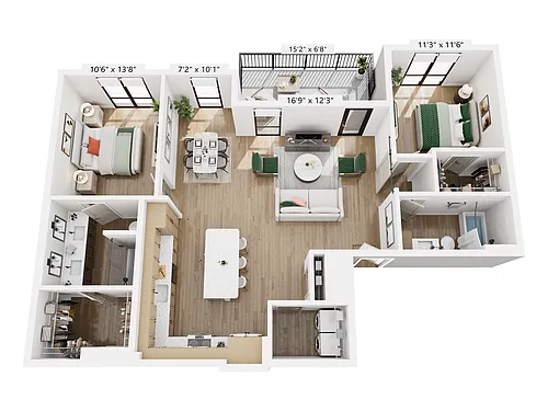 Floor plan B8