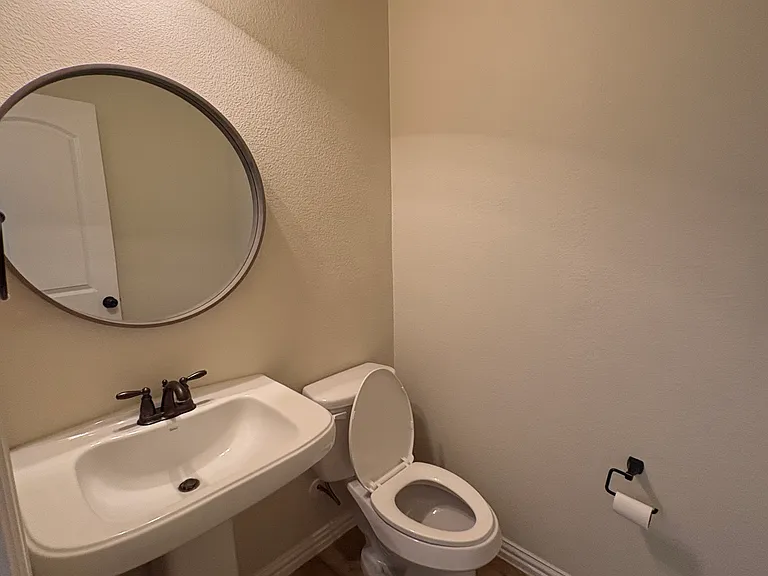 Downstairs bathroom.