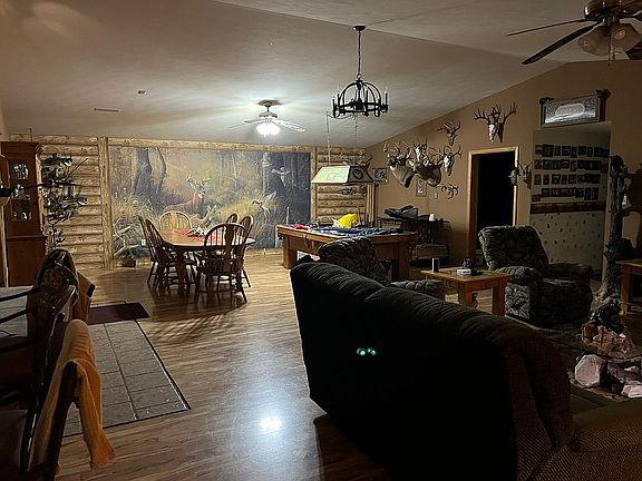 Living and dining rooms