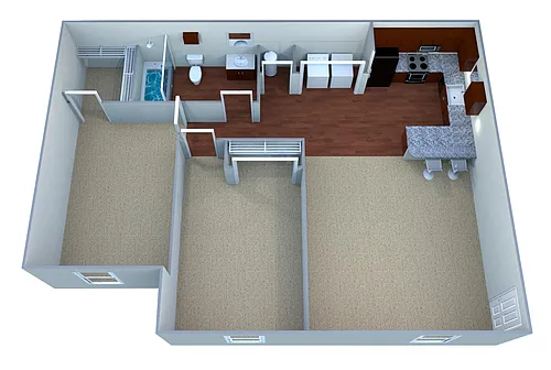 Floor plan Classic Deluxe IV - Greens