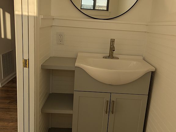 The Powder Room has been completely renovated.