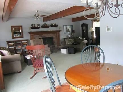 Open concept...dinning area opens toward living room area