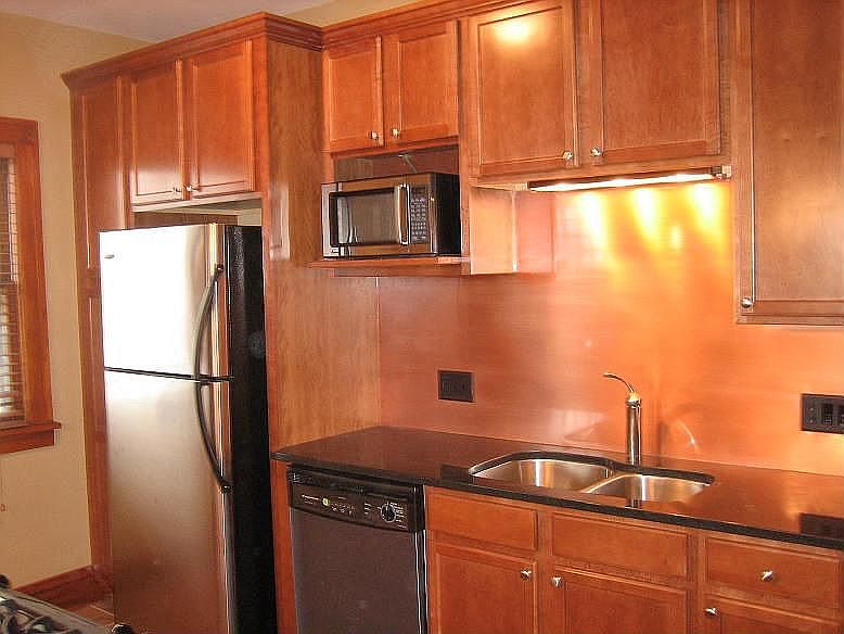 Copper Backsplash