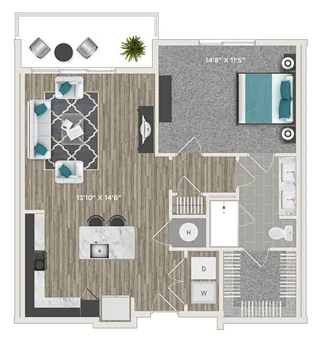 Floor plan 1D