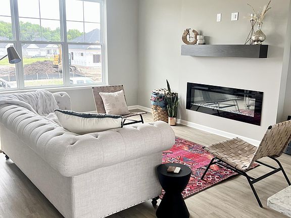 Living Room with Gas Fire Place