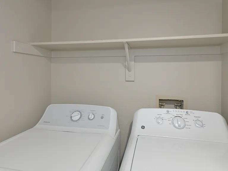 The convenience of in-unit laundry room