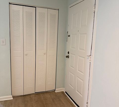 FRONT DOOR, COAT CLOSET