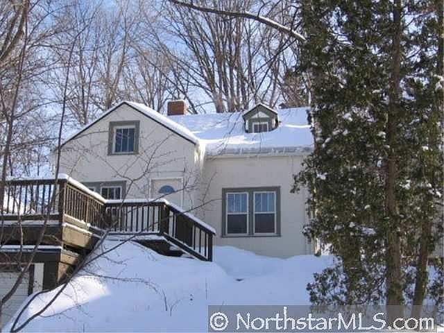 Front of home and deck