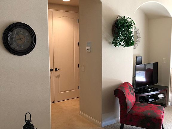 Hallway leading from living room to guest bedroom