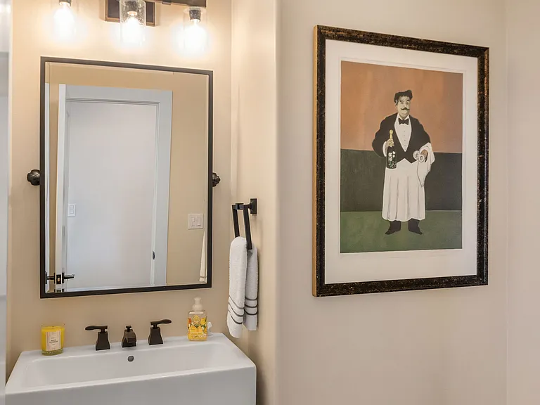 Main house powder room