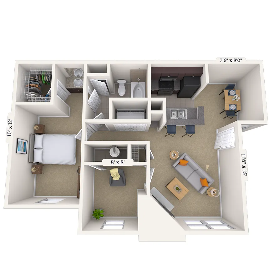 Floor plan The Lake Placid