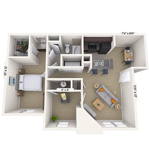 Floor plan The Lake Placid