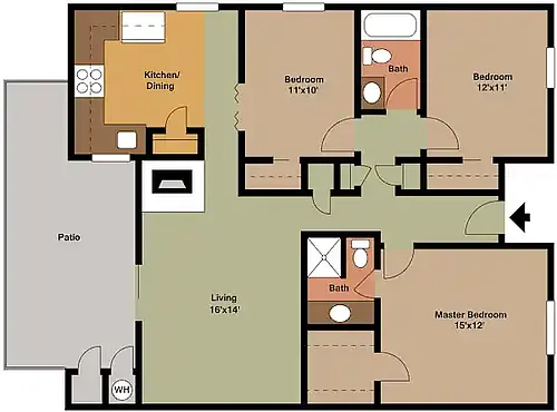 Floor plan C3 Red Oak