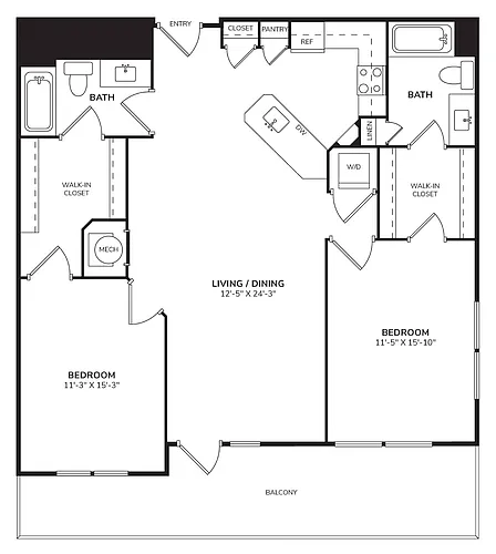 Floor plan B22