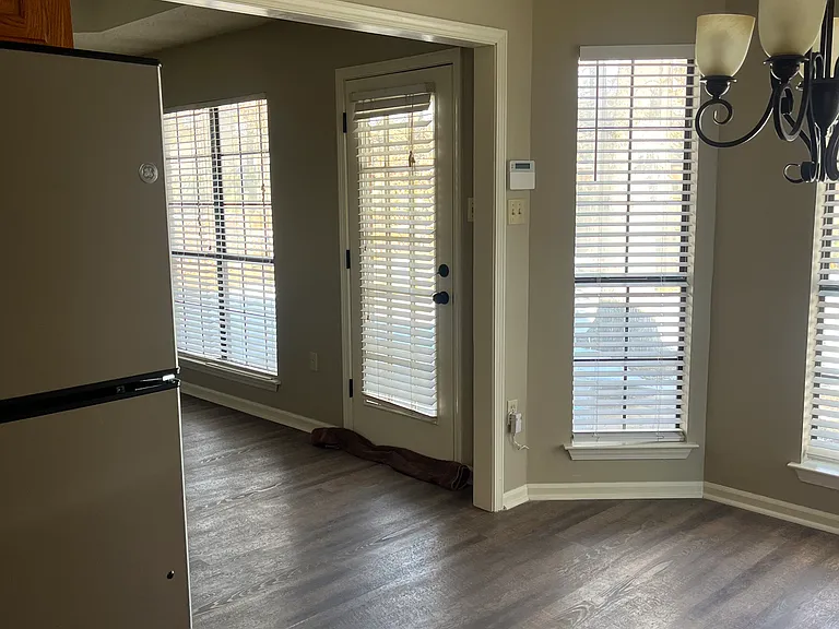 Dining and back patio door