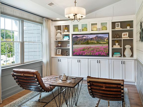 The loft provides additional living space