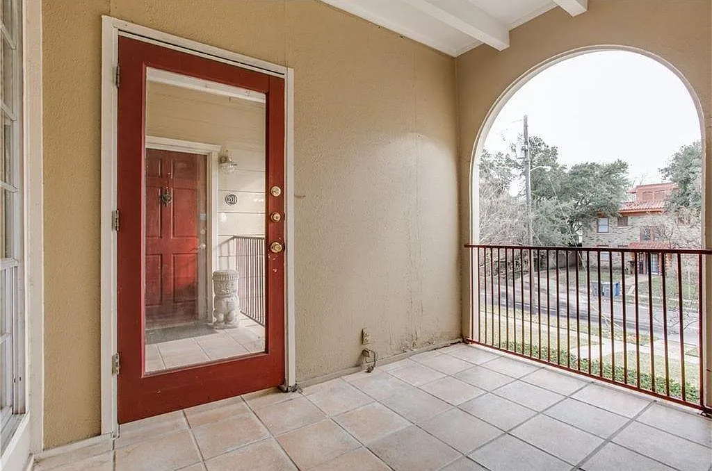 Front Door leads into Balcony (double door security) - 4023 Wycliff Ave #204