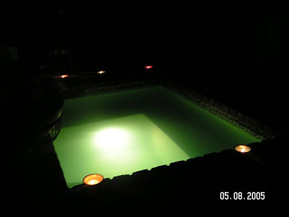 Heated Spa with wood deck
