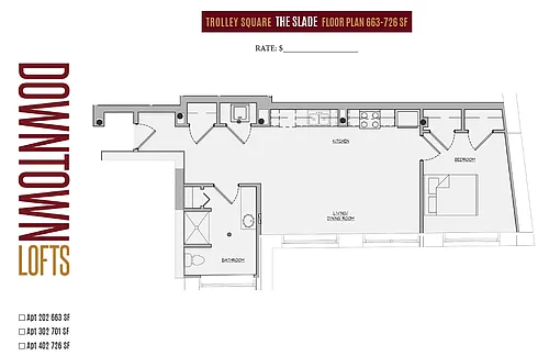 Floor plan Slade