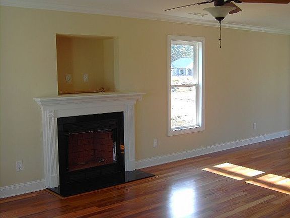 Living Room With Fireplace
