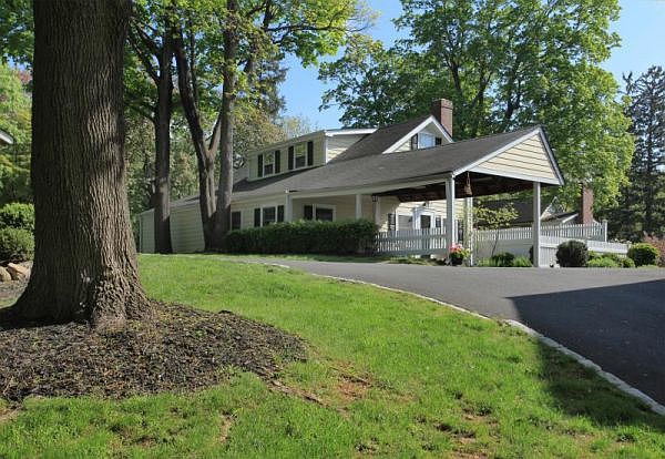 View from driveway