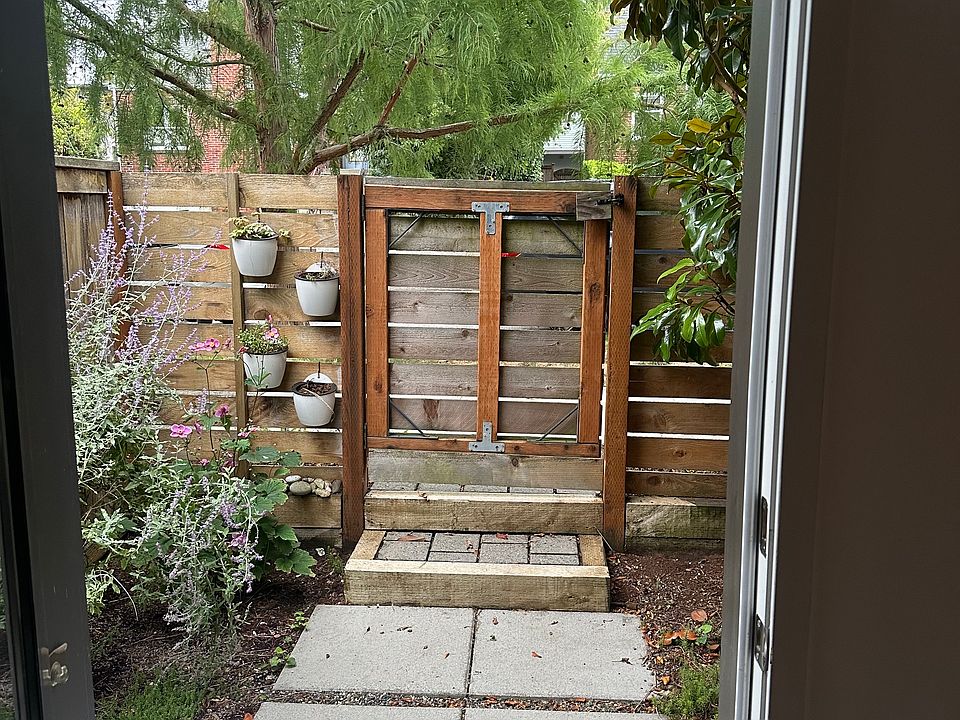 Gated entrance.
