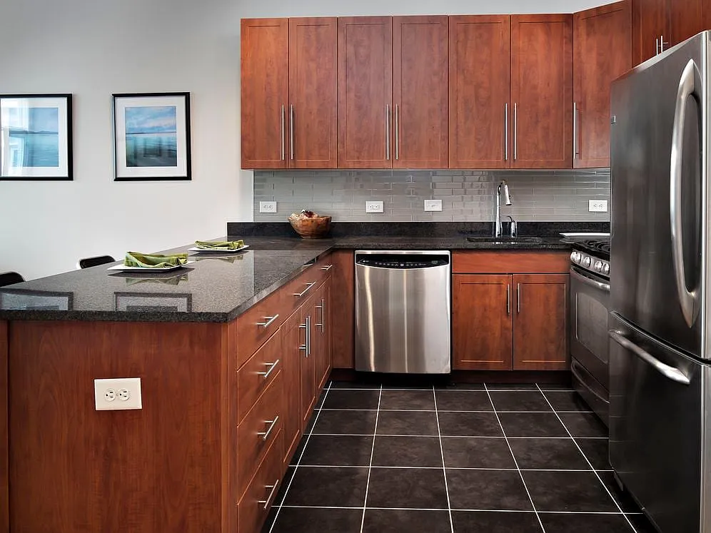 One Bedroom Kitchen - Avalon Hoboken