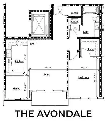 Floor plan The Avondale