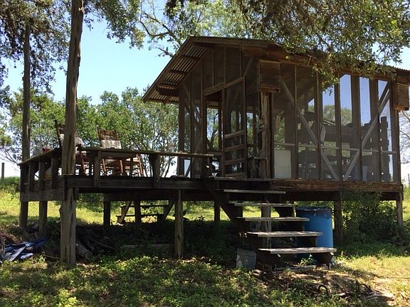 Screened in structure & deck