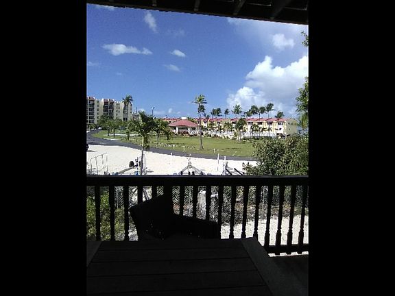 View from deck