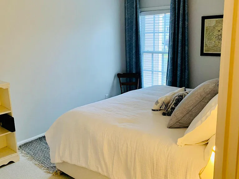 Listen to the fountain from the 2nd bedroom with a new king mattress and large closet