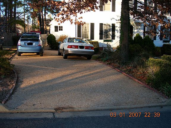 double aggregate driveway
