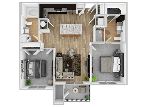Floor plan B1B