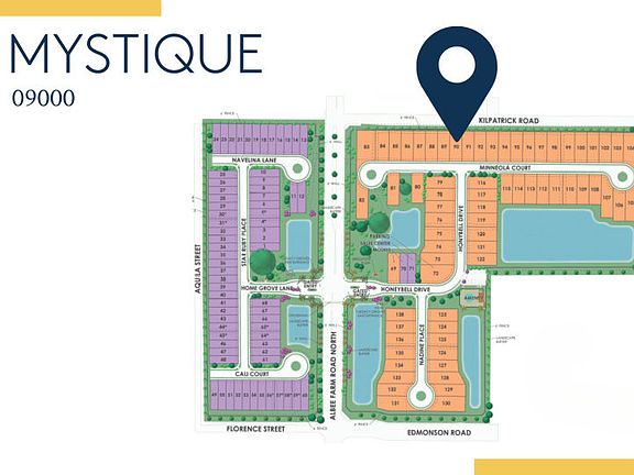 Location of this home within Legacy Groves