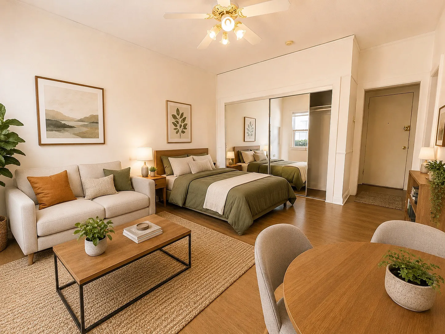 Studio, 450 sqft, $1,595 — Photo 1