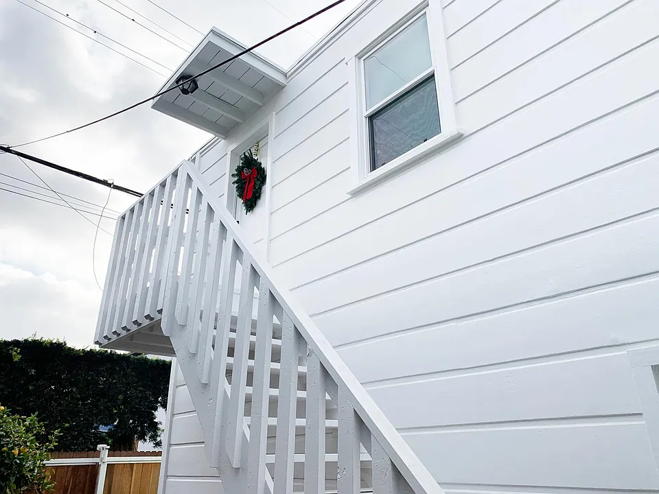 Staircase and balcony entrance