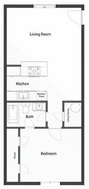 Floor plan 1 Bed