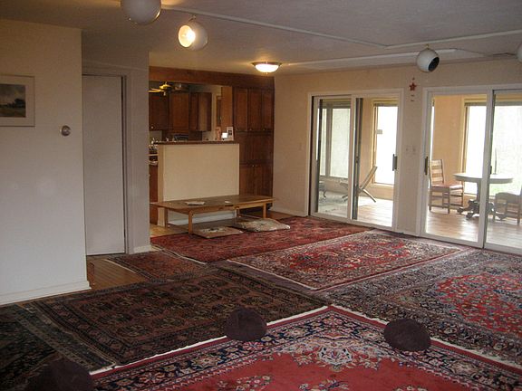 Living room facing solarium