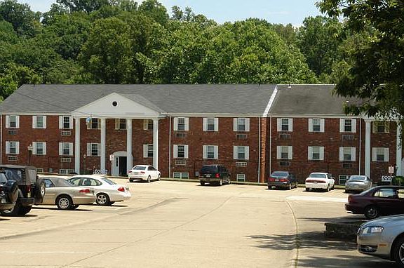 Building Five (on left)