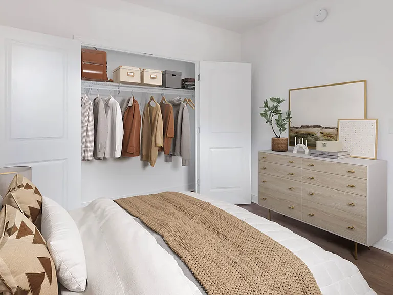 Bedroom with Hard Surface Flooring