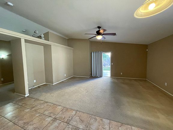 living room as seem from the kitchen