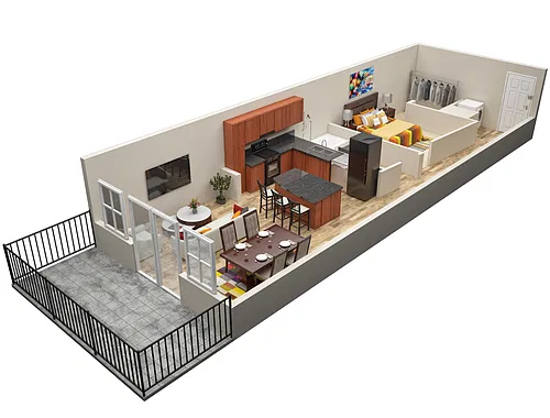 Floor plan Studio 2