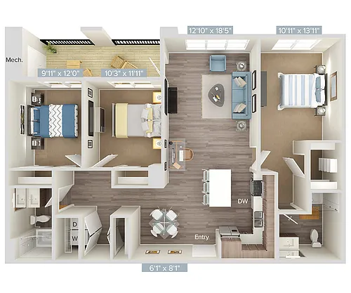 Floor plan C2-349-443