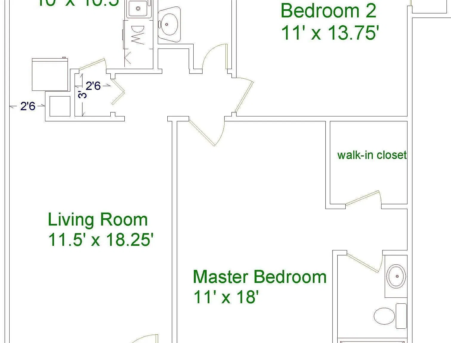 2 bed, 1000 sqft, $1,800 — Photo 2