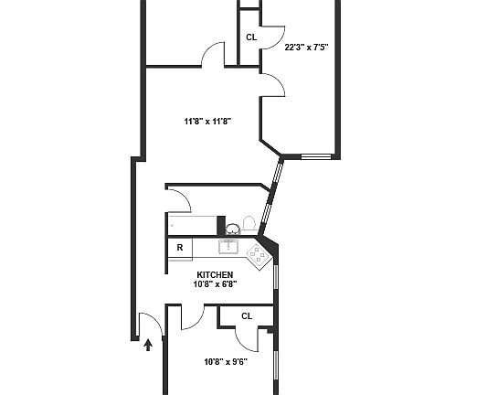 2nd image of 531 W 151st St APT 43