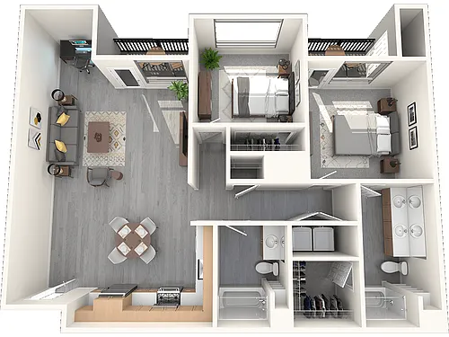 Floor plan Vive on the Park - Windansea