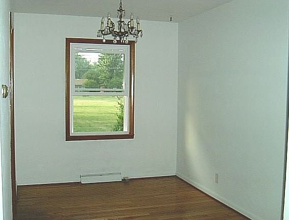 Separate dining area.